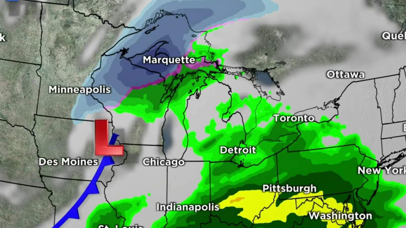 Metro Detroit weather: Chilly Saturday night, a bit wet tomorrow