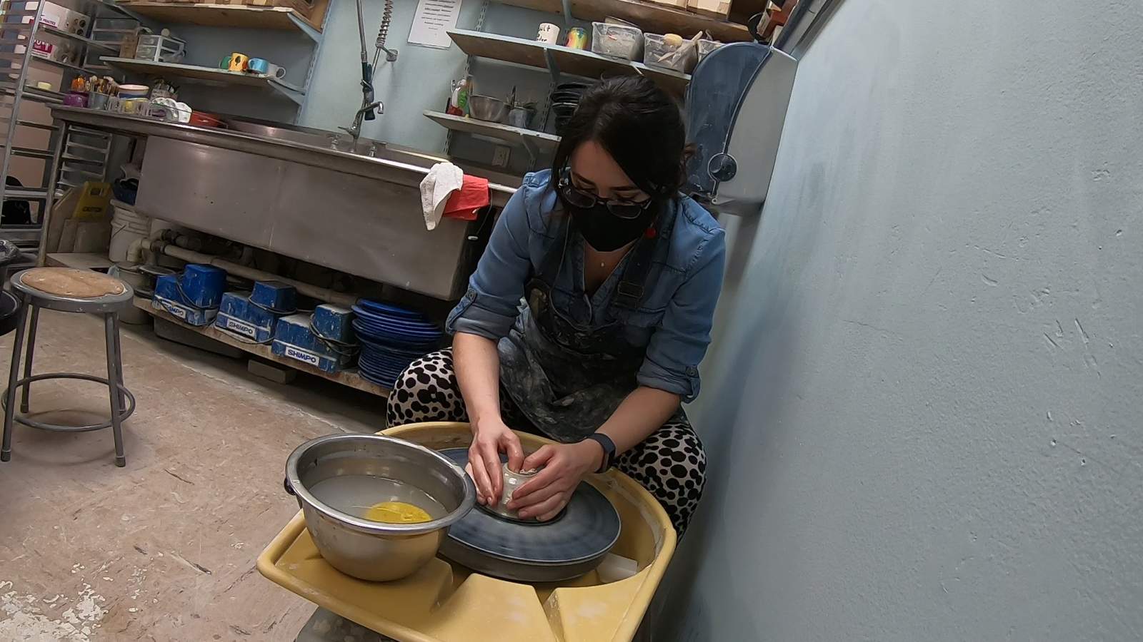 You can get behind the wheel and learn how to make your own pottery here