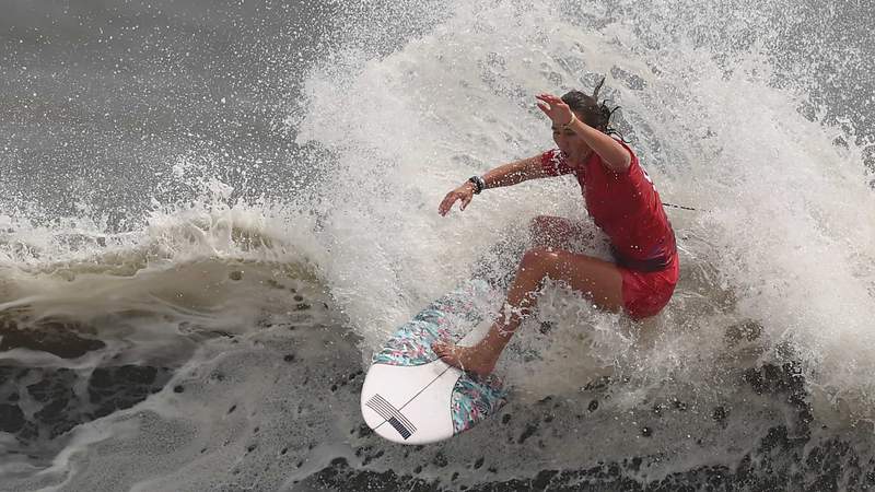 Carissa Moore surfs into inaugural Olympic gold medal match