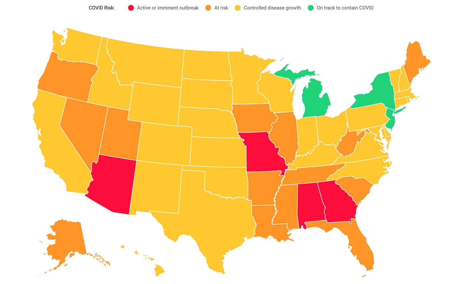 Coronavirus Update Usa Map Deaths