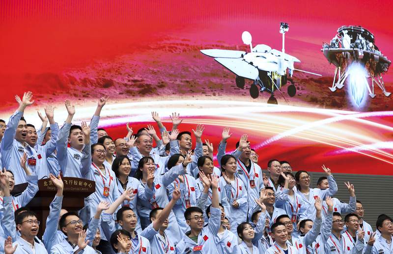 China lands on Mars in major advance for its space ambitions
