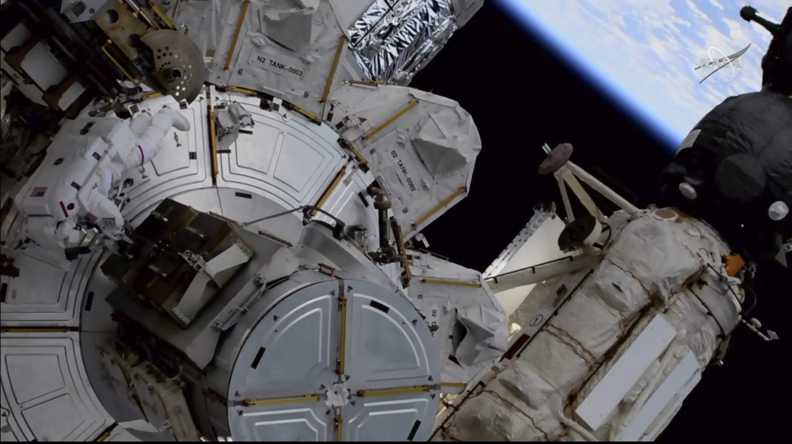 Live Stream: Astronauts spacewalk outside International Space Station