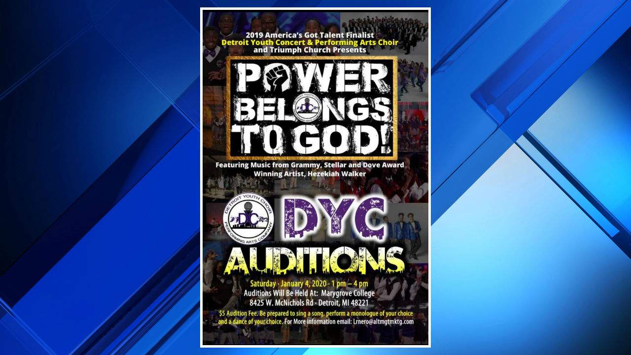 Detroit Youth Choir to hold open auditions
