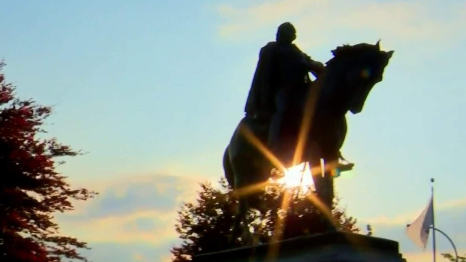 Protesters push to remove statue of George Custer in Monroe