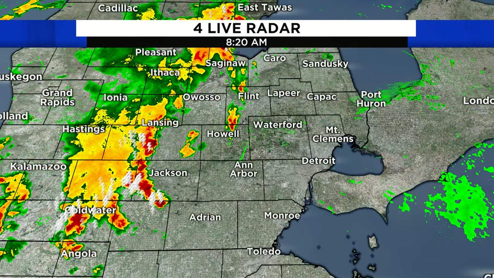Live weather radar: Tracking potential storms in SE Michigan