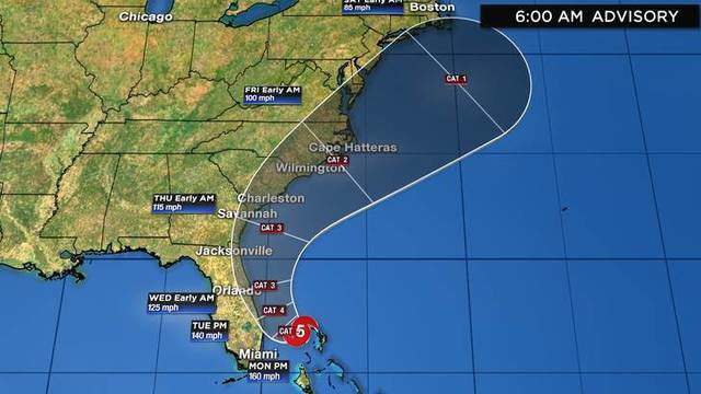 Hurricane Dorian List Of Florida Evacuation Zones Mandatory