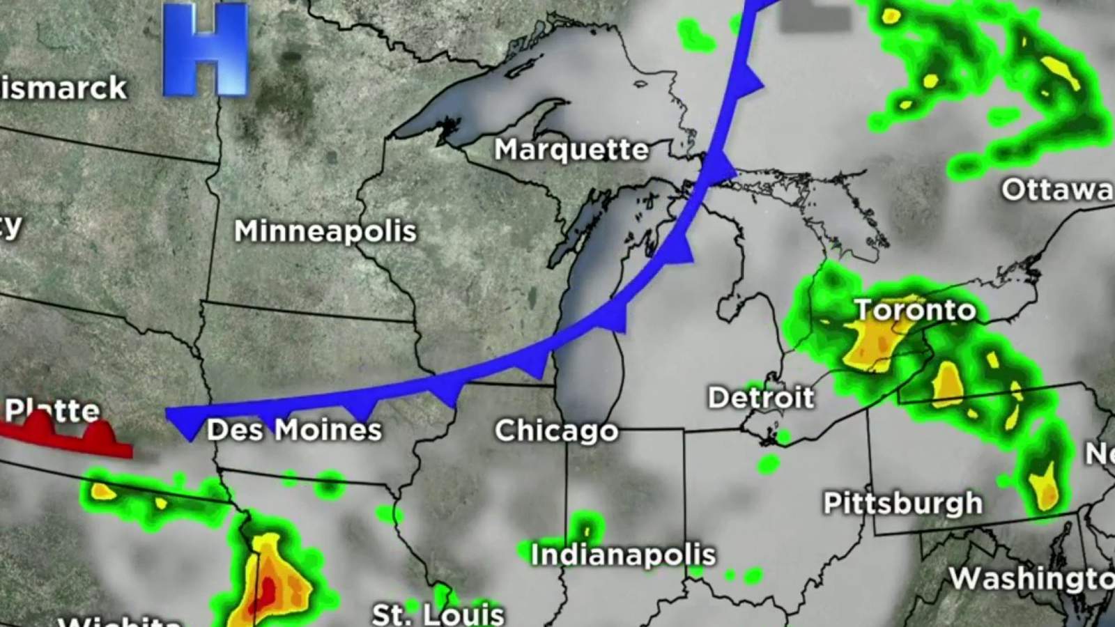 Metro Detroit weather: Stormy with risk of severe weather Friday evening