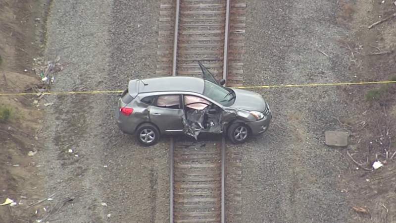 49-year-old woman killed when car gets struck by train on Detroit’s east side