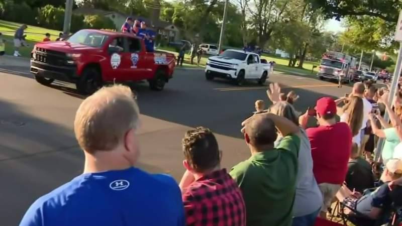 Taylor North honored with parade after winning Little League World Series