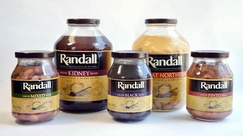 Randall Foods issues recall of all jarred beans amid manufacturing issue