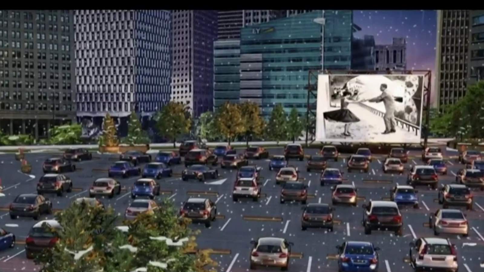 Pop-up drive-in theater coming to Downtown Detroit