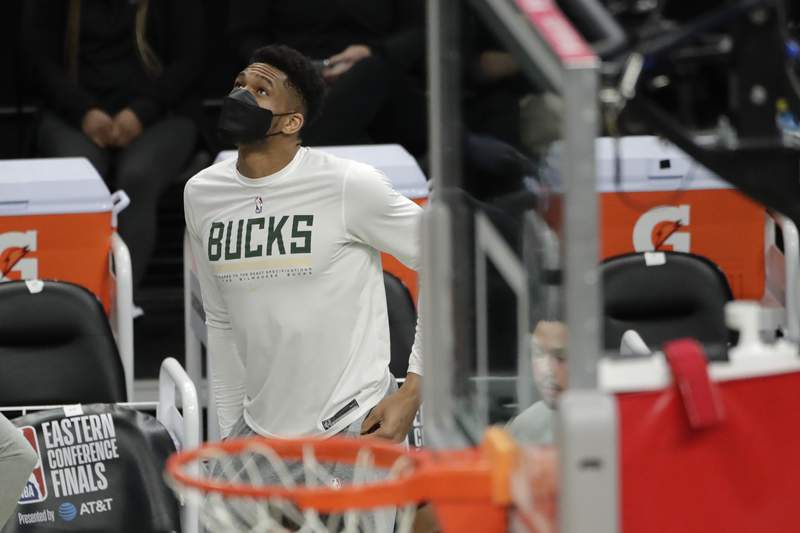 Bucks' Antetokounmpo out, Hawks' Young cleared for Game 6