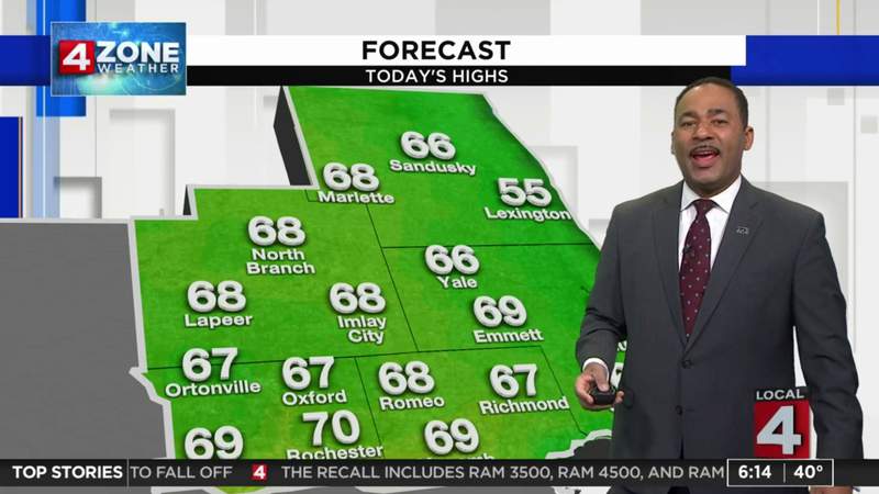 Metro Detroit weather: Frost possible Sunday morning with mild afternoon conditions expected