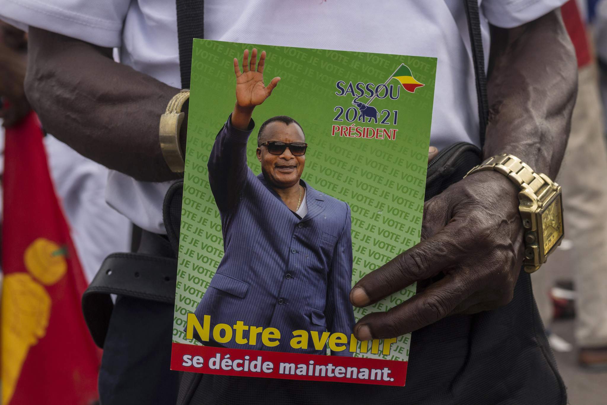 Republic of Congo President Sassou N'Guesso declared winner