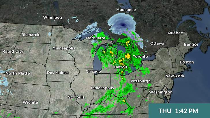 Metro Detroit weather: Rainy day -- what to expect tonight