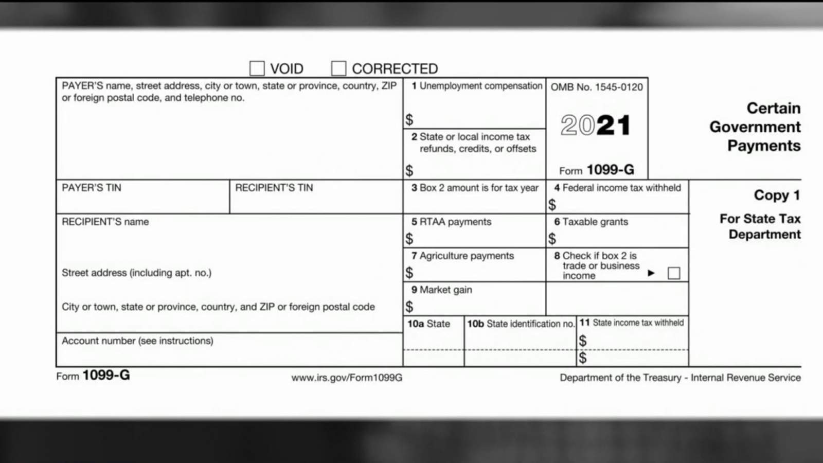 1099-G tax forms being sent to Michiganders who didn’t file for unemployment