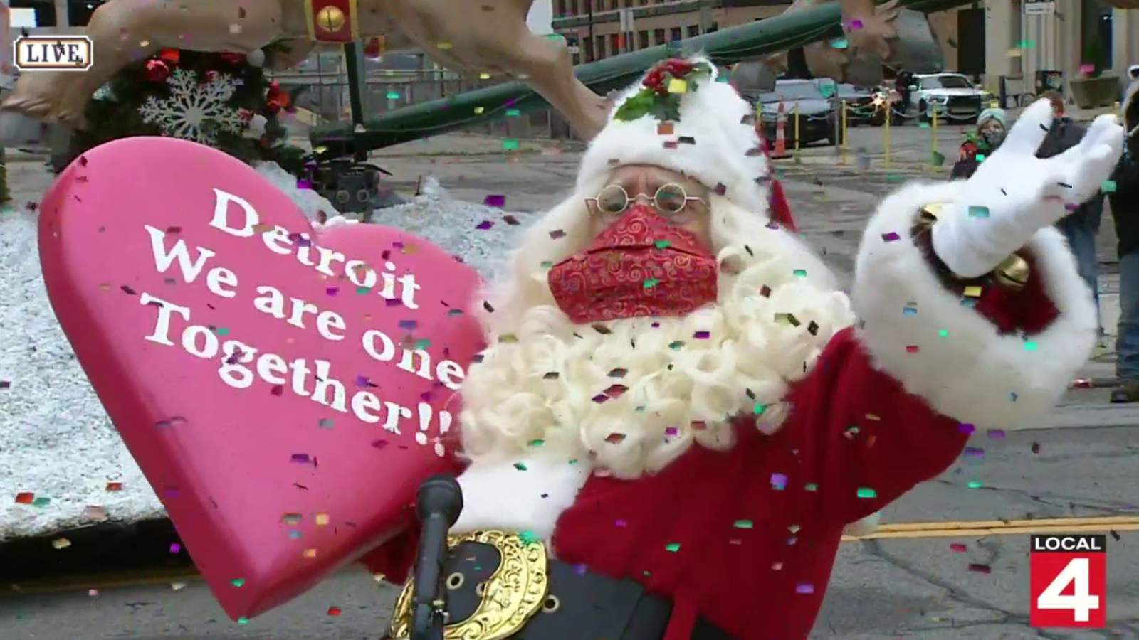 Watch: Santa Claus visits Detroit for 2020 America’s Thanksgiving Parade with special message