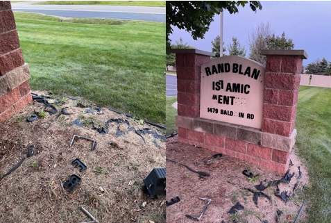 Local Muslim civil rights group offering $1K reward for information in suspected mosque vandalism