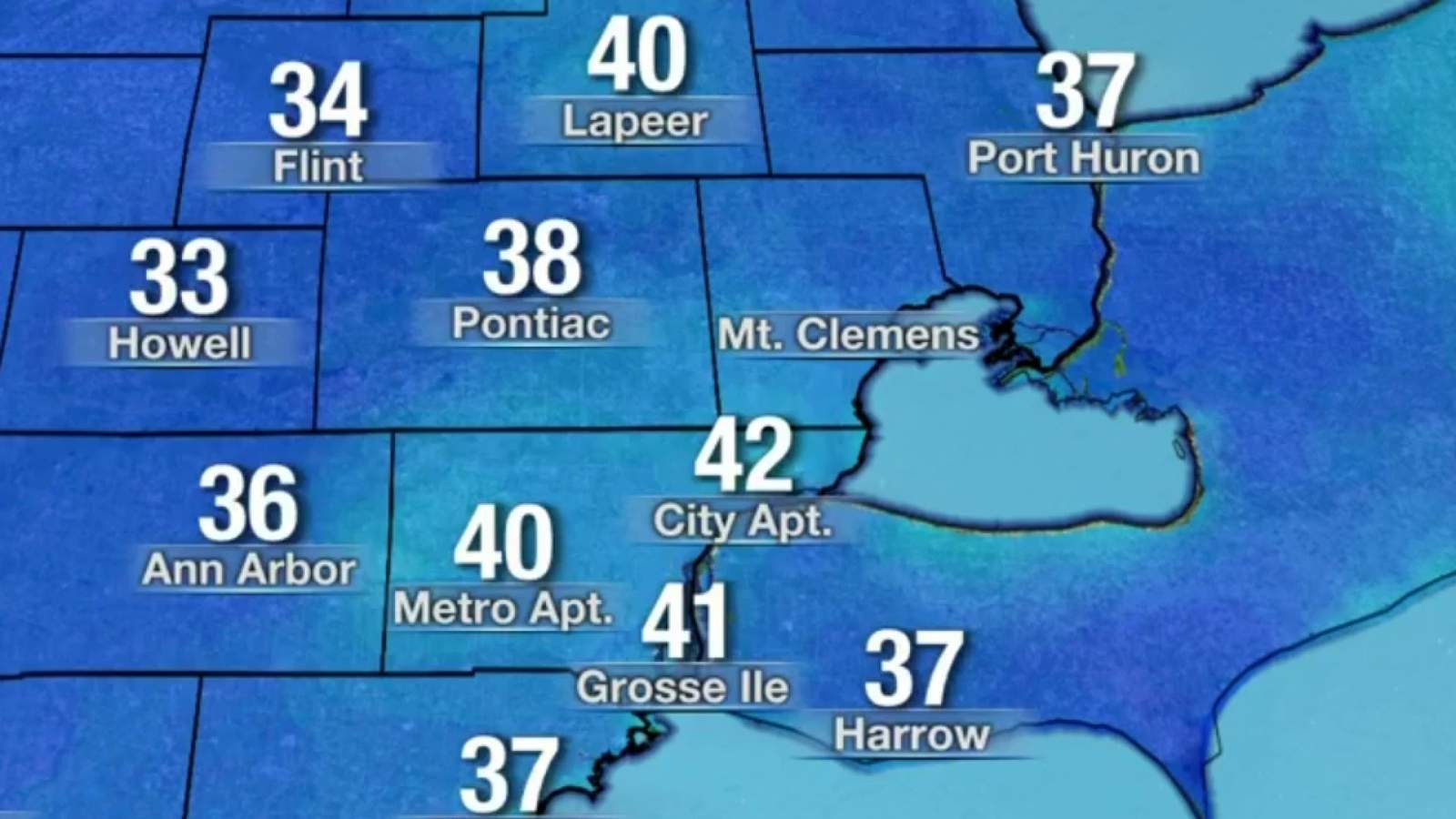 Metro Detroit weather: Chilly Saturday morning with milder conditions and some sun ahead
