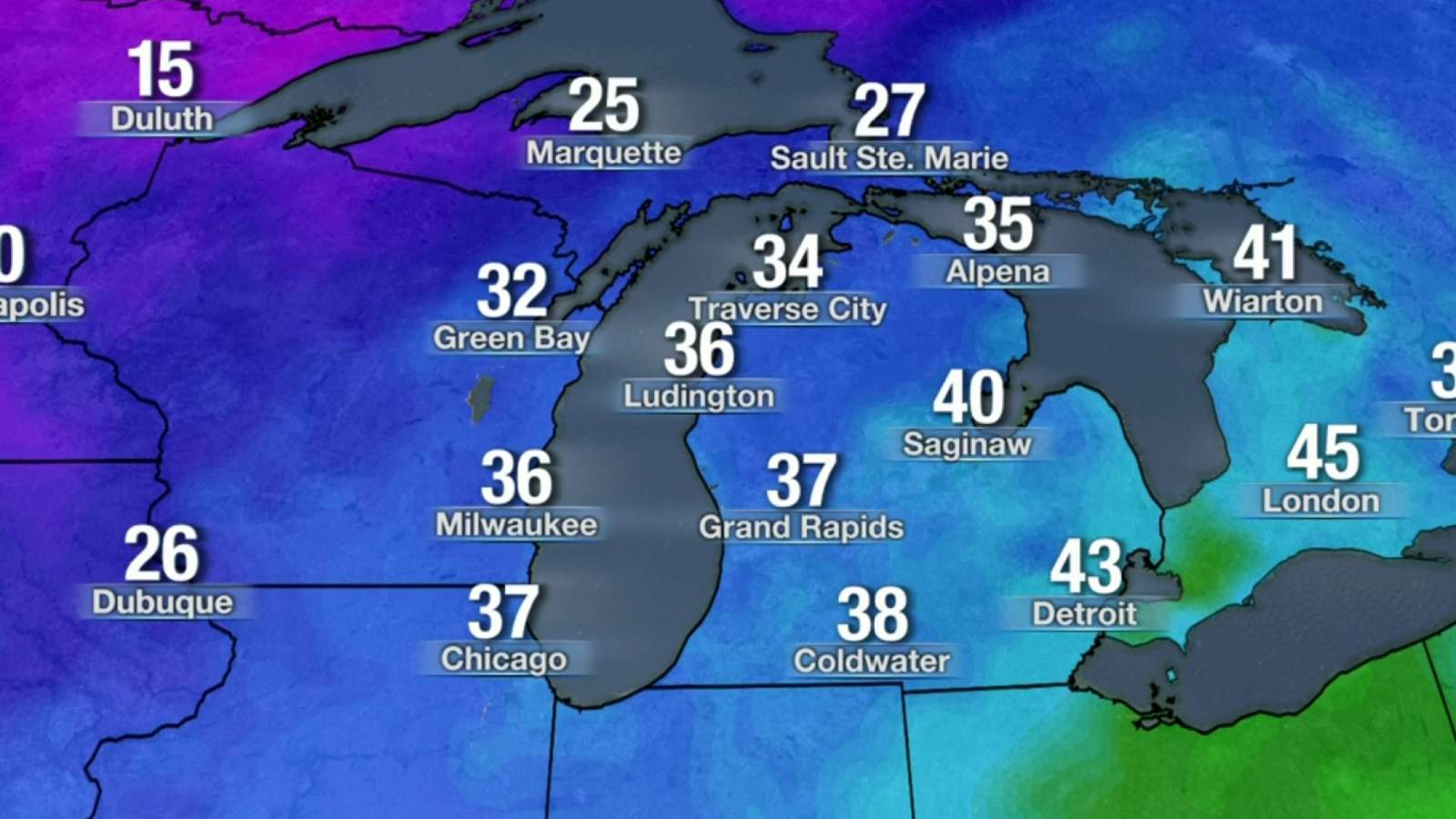 Metro Detroit weather: Breezy, becoming colder Sunday night