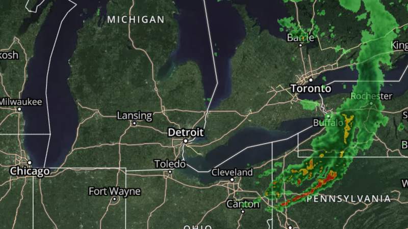 Metro Detroit weather: Scattered shower or thunderstorm chance this afternoon
