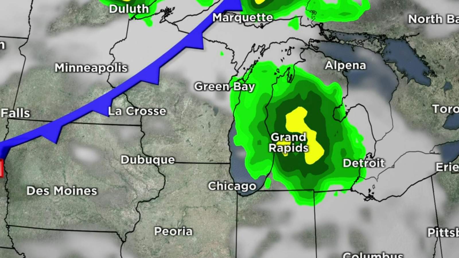 Metro Detroit weather: Strong wind gusts, rain chances over next three days