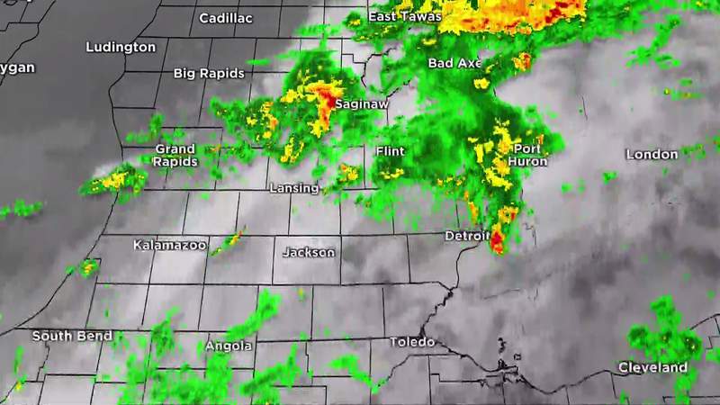 Metro Detroit weather: Scattered, windy afternoon storms possible