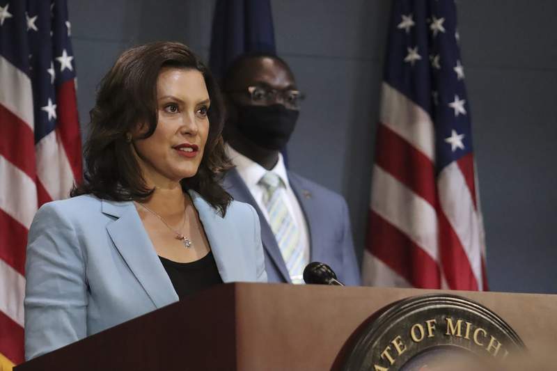 Live stream: Gov. Whitmer holds news briefing as Michigan lifts COVID restrictions