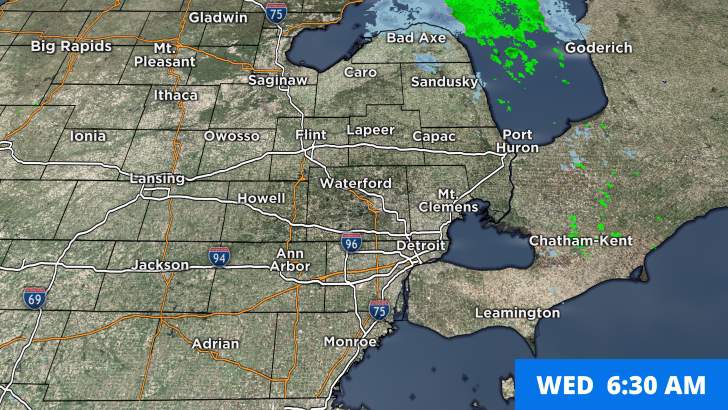 Metro Detroit weather: Highs near 50 today, then a cold front