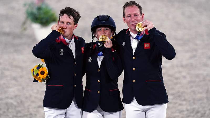 Britain win team eventing gold after decades in 2nd place
