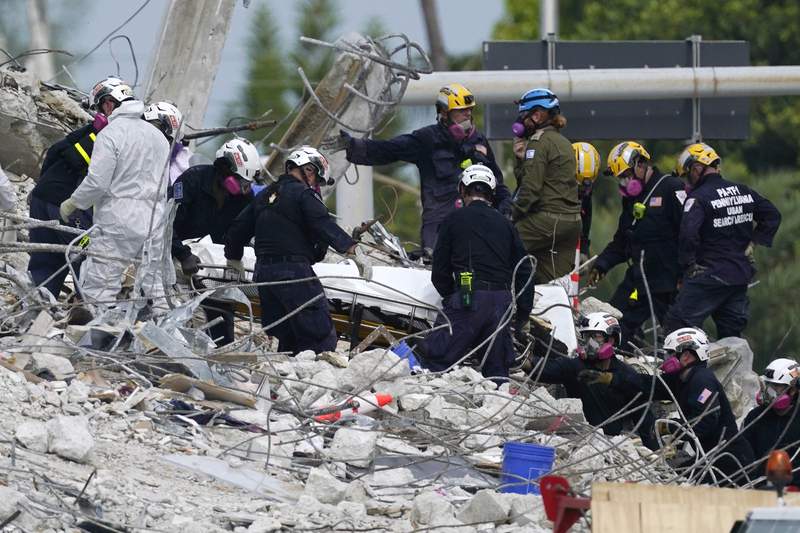 Work review for ex-official connected to collapsed building