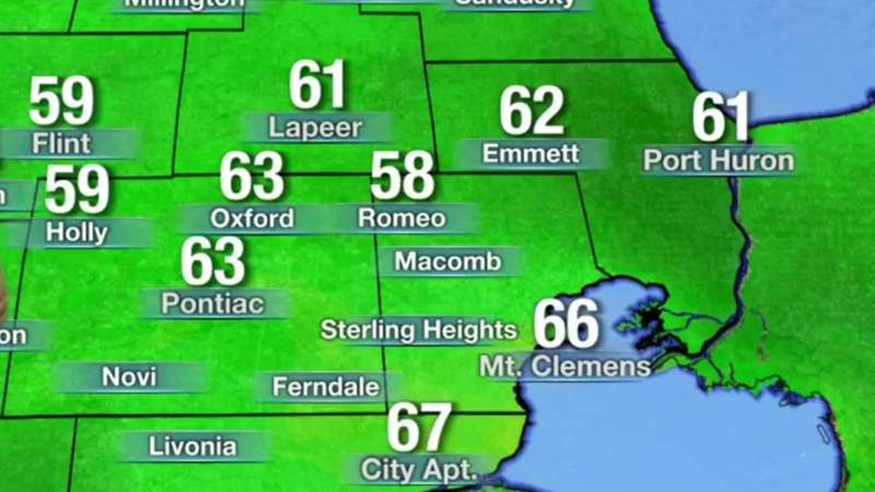 Metro Detroit weather: Mainly clear, cool Thursday night