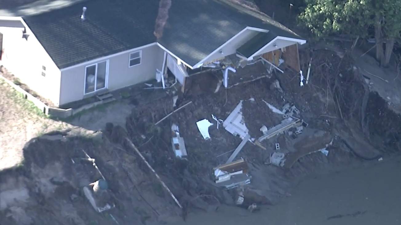 WATCH: Aerial footage of Midland flood devastation on May 21